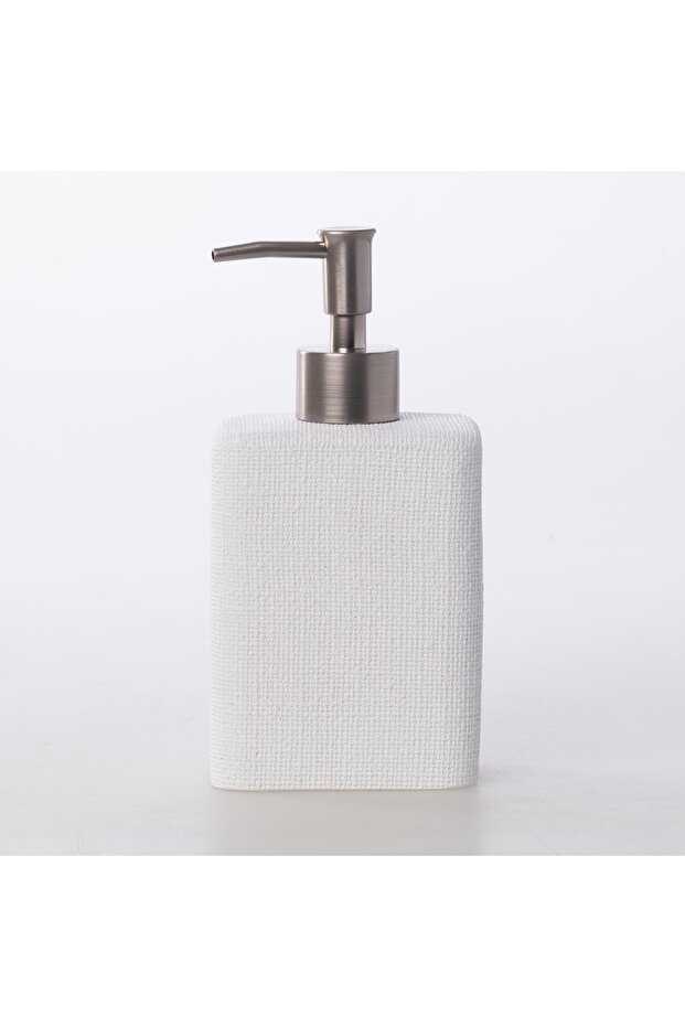 Linen Liquid Soap Dispenser White