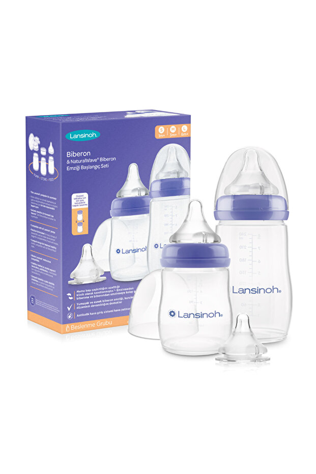 Biberon ve Natural Wave Biberon Emziği Başlangıç Seti - 1