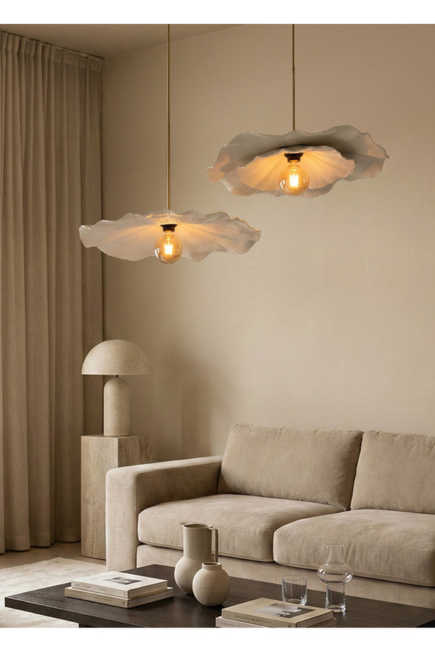 2'li Modern Avf İki Katlı Sarkıt Avize & 60 cm Avize - 1