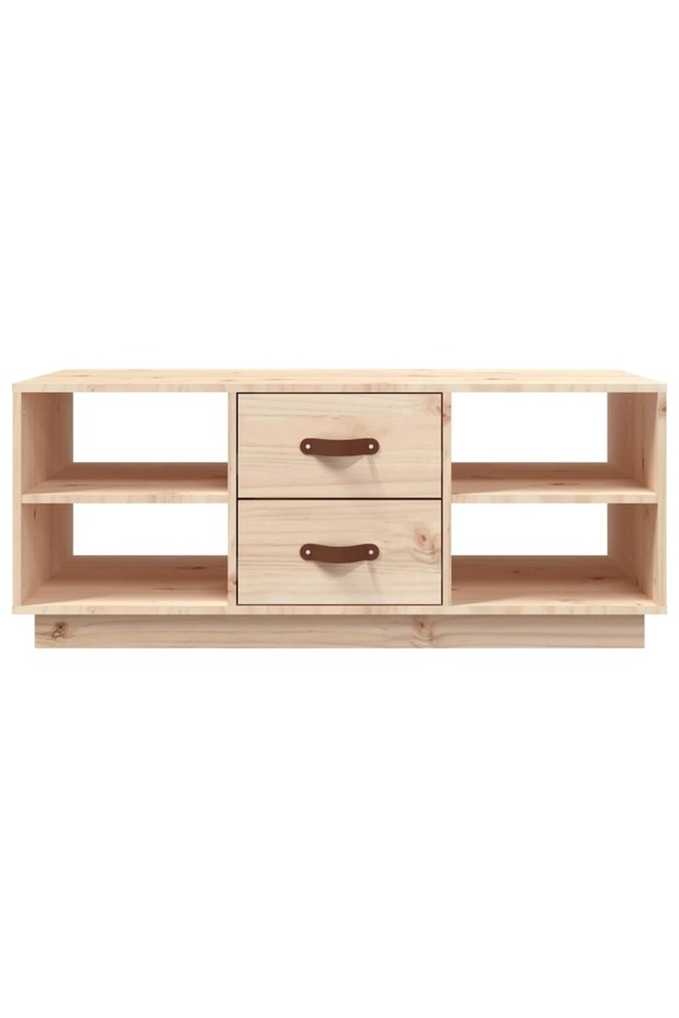 Coffee table, 100x50x41 cm, solid pine wood - 6