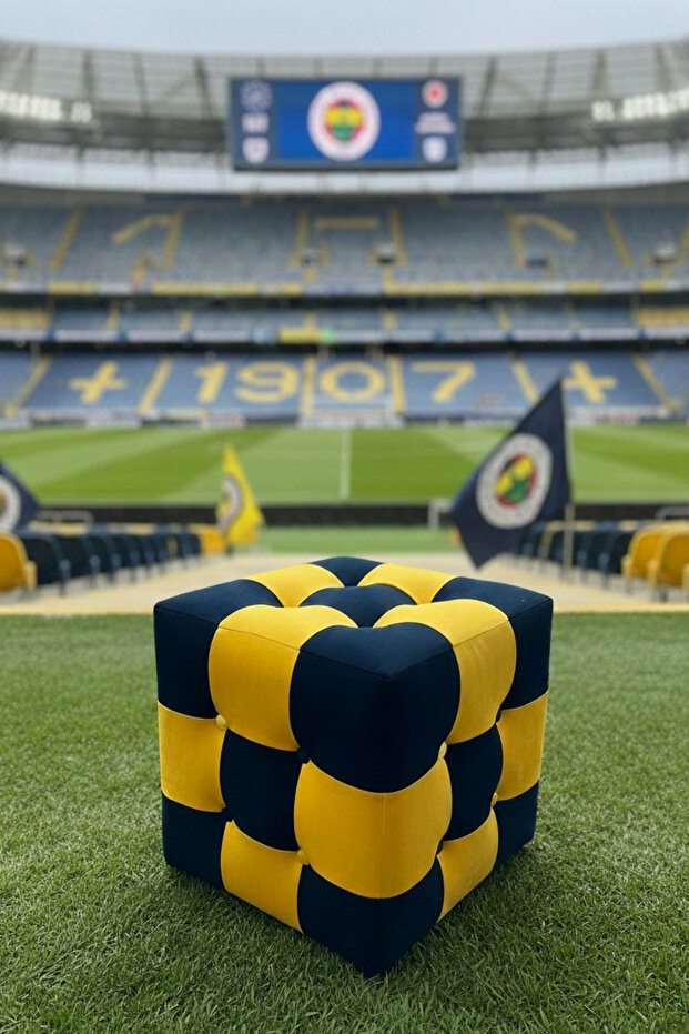 Kanarya Pacwork Puf - 1