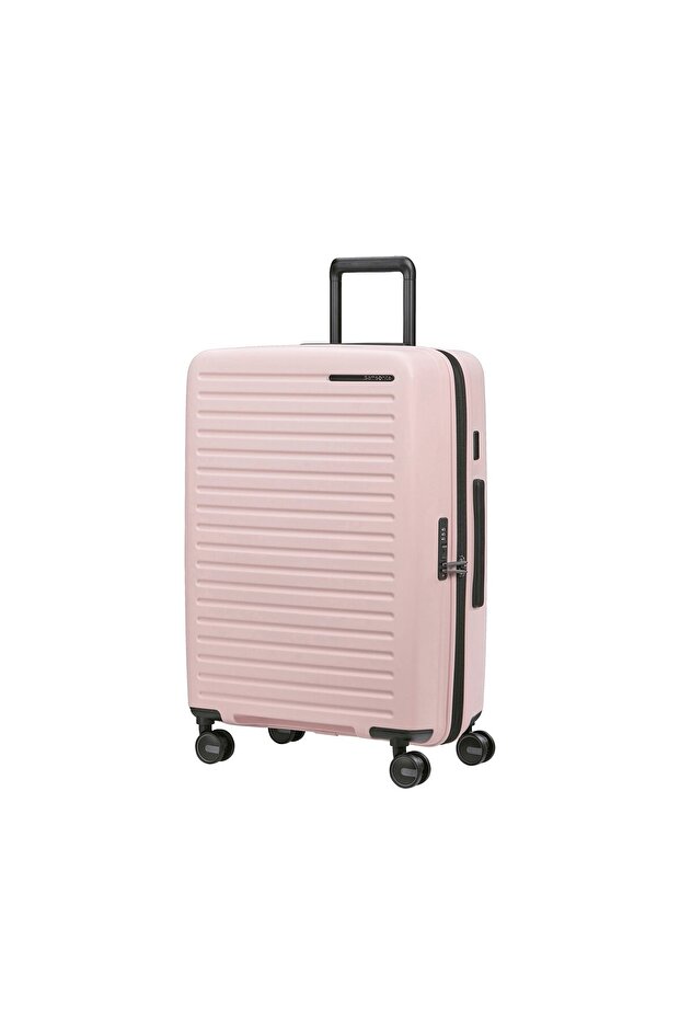 Pembe Restackd - Körüklü 68/25 Orta Boy Valiz - 2