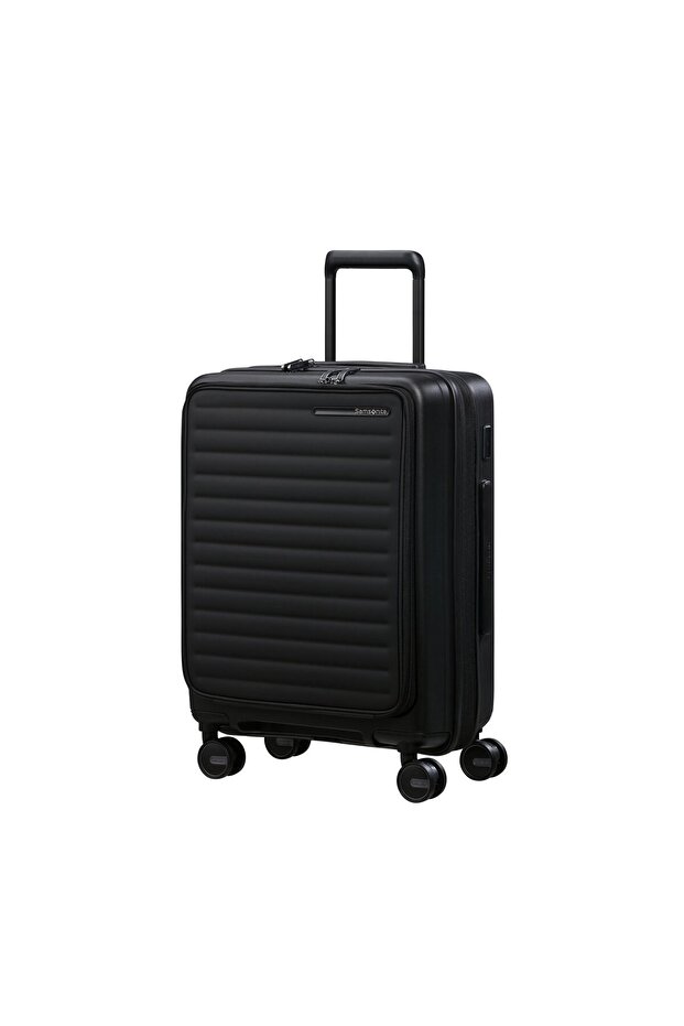 Siyah Restackd - Körüklü 55/20 Kabin Boy Valiz - 2