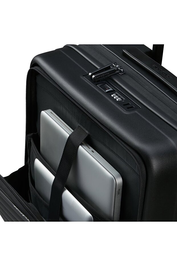 Siyah Restackd - Körüklü 55/20 Kabin Boy Valiz - 4