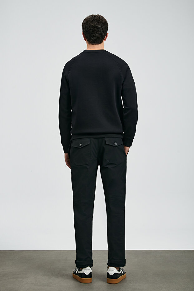 Cooper Erkek Sweatshirt Siyah - 6