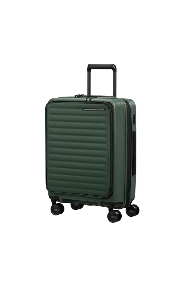 Koyu Yeşil Restackd - Körüklü 55/20 Kabin Boy Valiz - 2