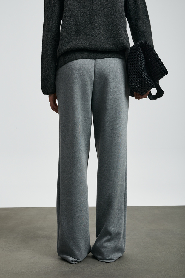 Moon Örme Kadın Eşofman Altı Gri - 6