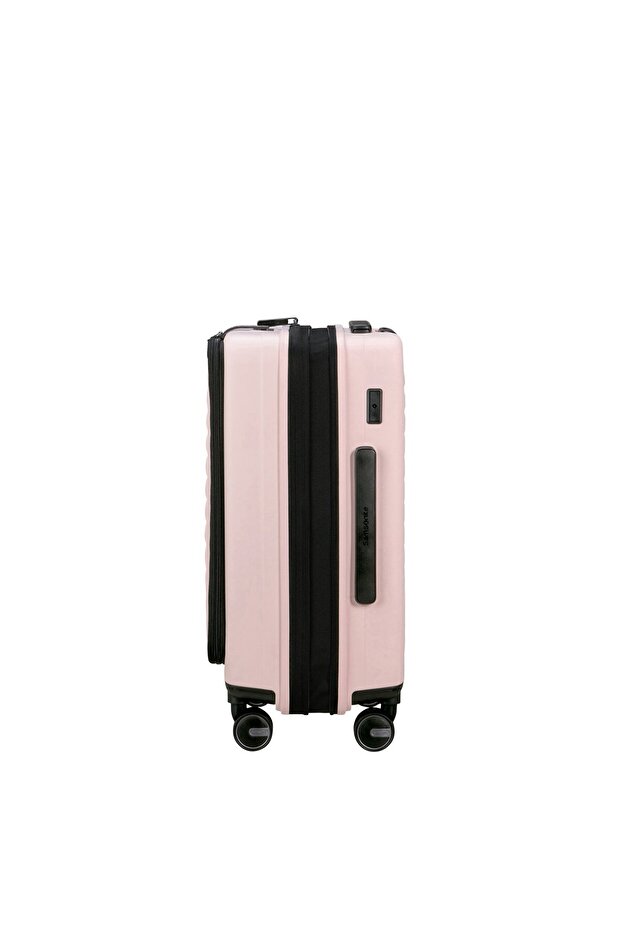 Pembe Restackd - Körüklü 55/20 Kabin Boy Valiz - 4