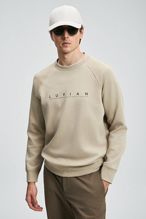 Cooper Erkek Sweatshirt Bej - 1