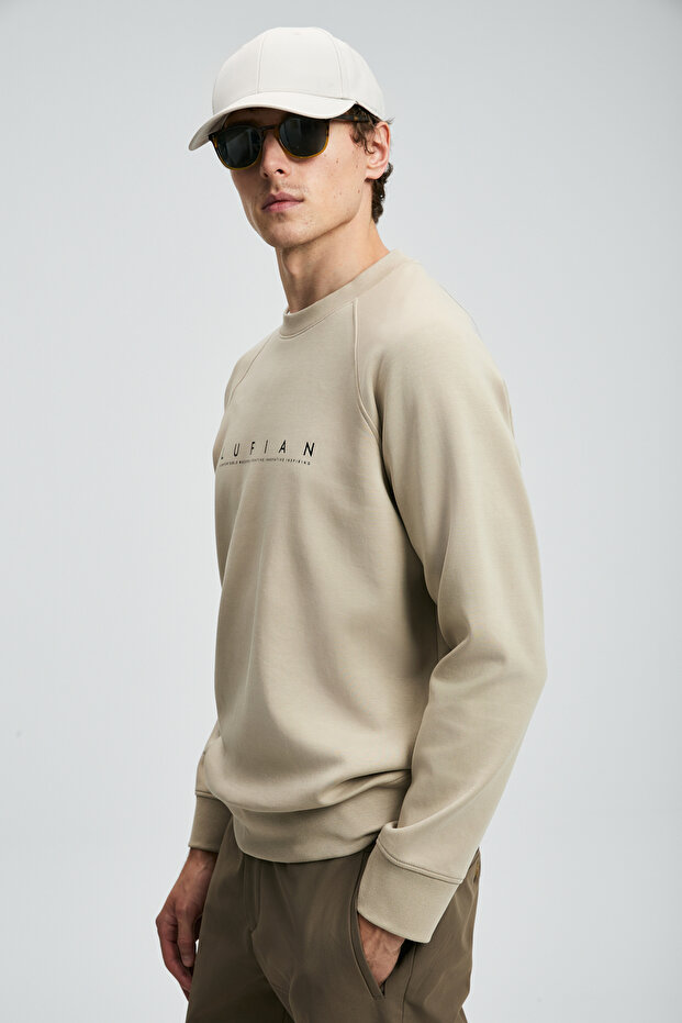 Cooper Erkek Sweatshirt Bej - 4