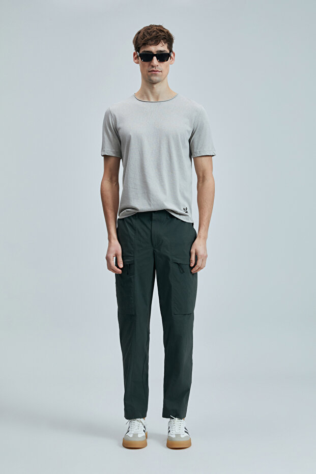 Junya Erkek Basic Tişört Bej - 2