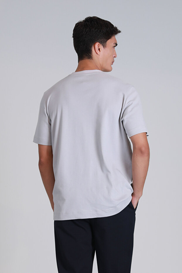 Casa Erkek Basic Tişört Taş - 6