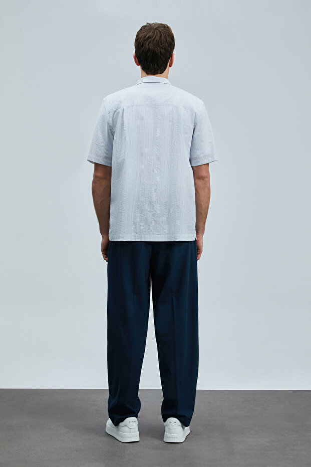 Kamer Erkek Basic Gömlek Regular Fit Lacivert - 6