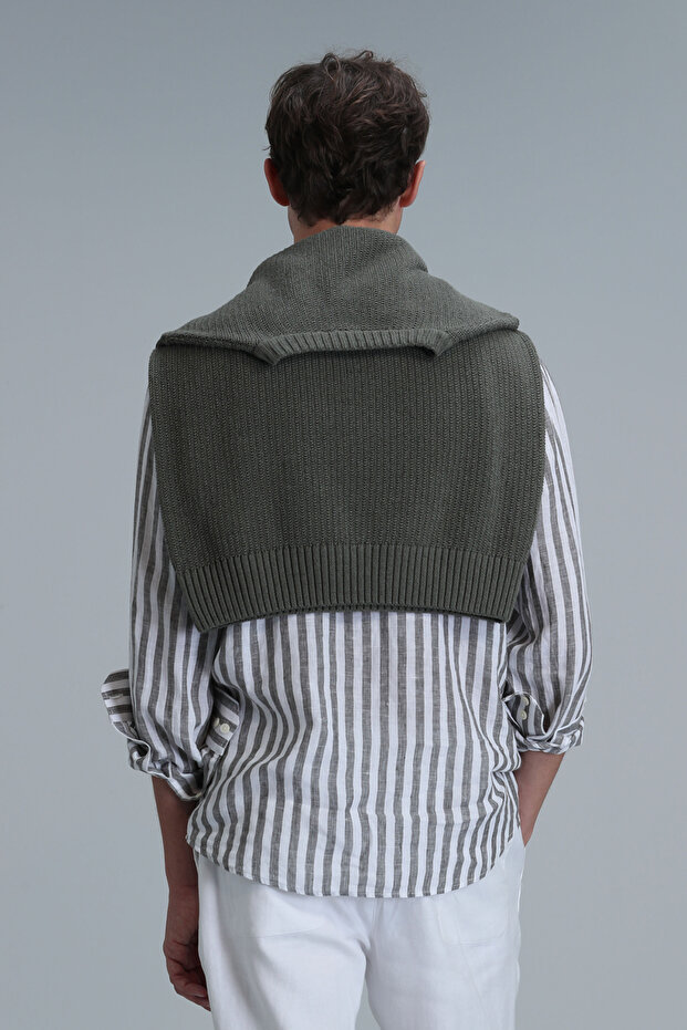 Fast Erkek Basic Gömlek Comfort Fit Yeşil - 6