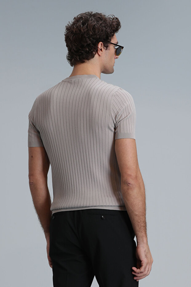 سترة رجالية من Class باللون البيج - 6