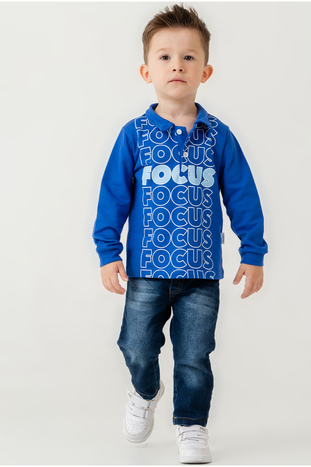 Baby Polo with Jeans Cotton Holiday Birthday Wedding Engagement Mevlüt