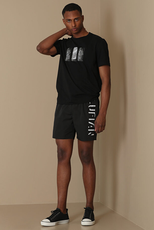 Thor Erkek Deniz Şortu Siyah - 3