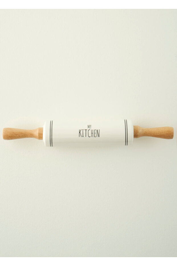 My Kitchen Porcelain Rolling Pin White (42X5.3 cm)