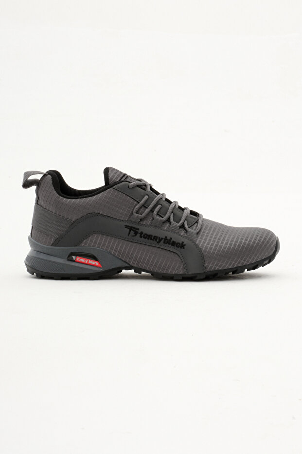 Unisex Smoke Comfortable Fit Thermo Sole Lace-Up Sneakers