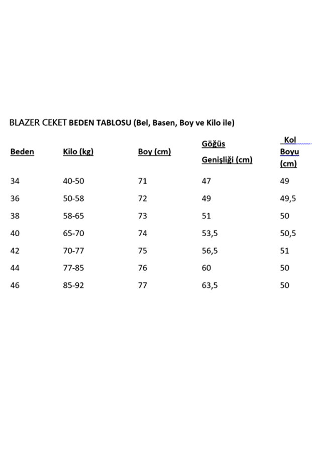 Beyaz Blazer Ceket - 7