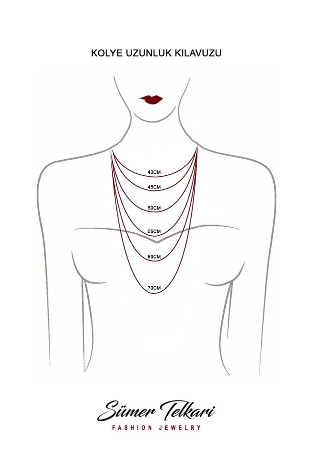 İthal İp Kolye 30 - 2