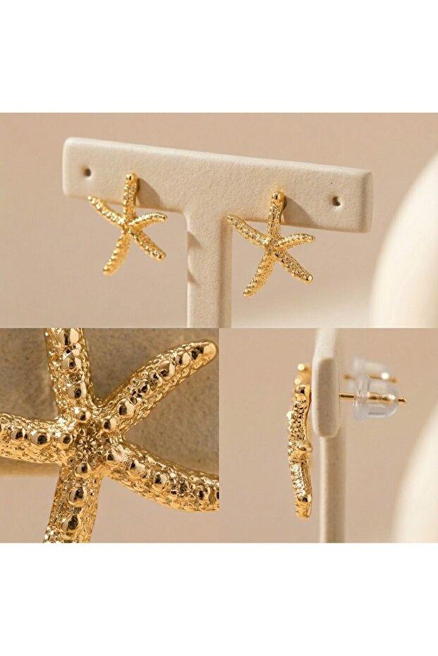 Starfish Pattern Earrings - 3