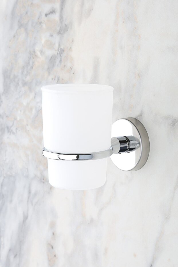 Chrome Toothbrush Holder - 1