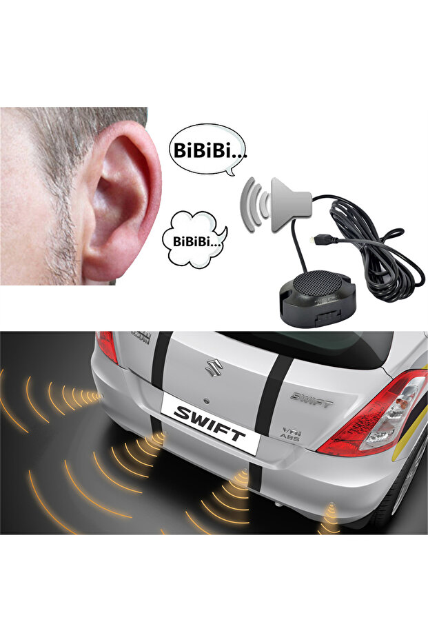 Park Sensörü Ses İkazlı Silver - 2