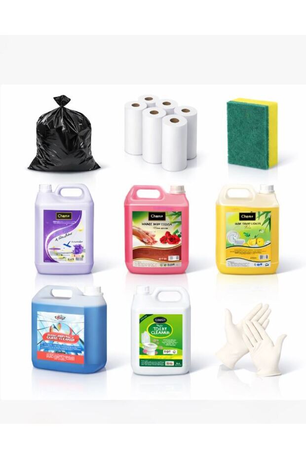 INMA Cleaning & Hygiene Consumables Kit, 10 Pieces