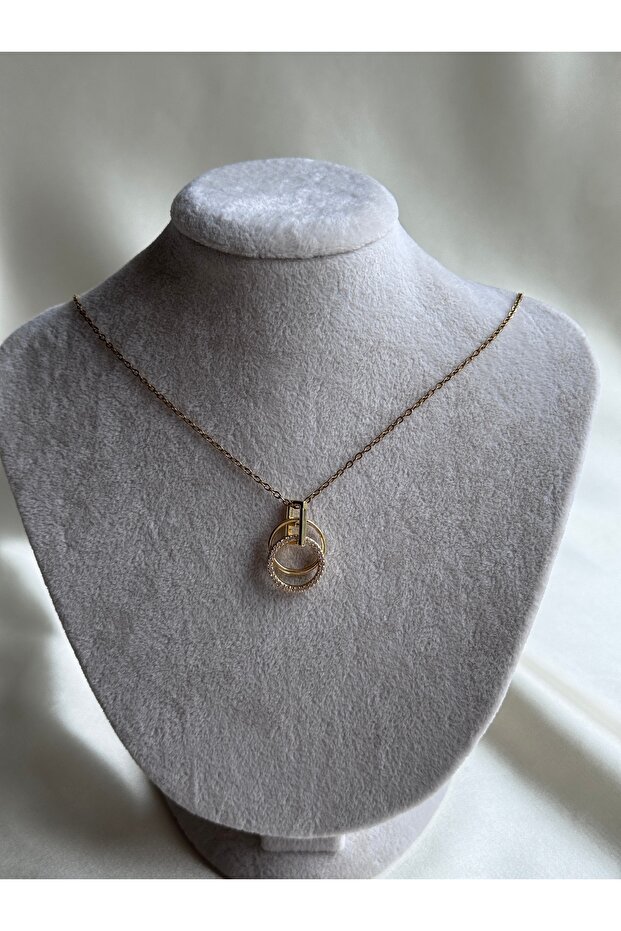 İkili Daire Kolye - 1