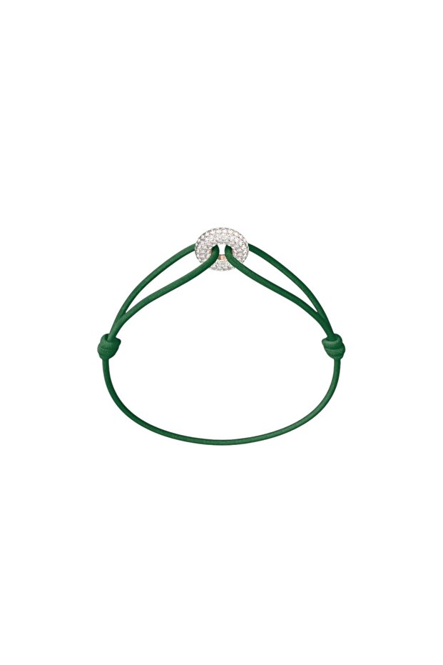 Mini Rose Soho Pavé Cord Bracelet