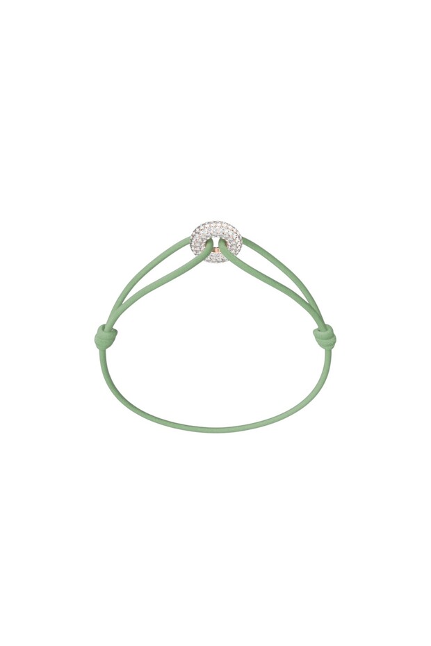 Mini Rose Soho Pavé Cord Bracelet