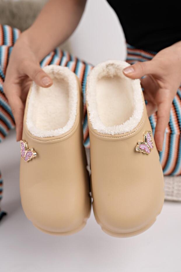Modafrato HERA Filling Sole House Slippers Waterproof Kitchen Hospital Slippers Wool Lining