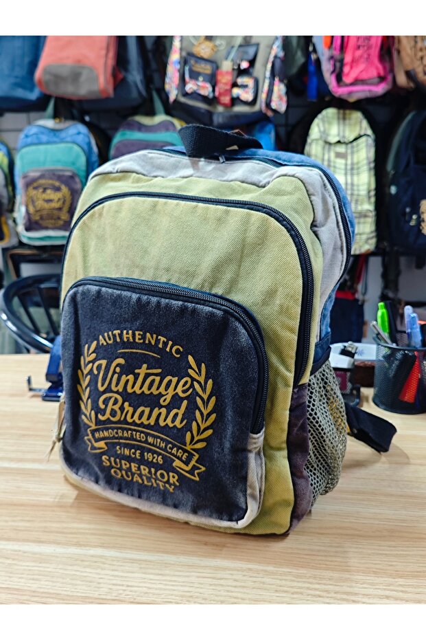 NEW PATCHWORK RENKLİ Sırt Çantası - 2