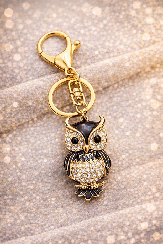 Gift Keychain with Stone Engraving