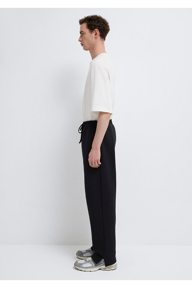 Siyah Basic Eşofman Altı 0010462-900 - 5