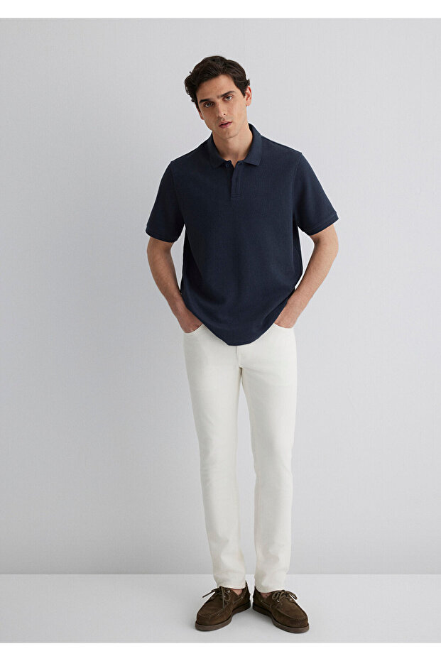 Navy Blue Polo T-Shirt Regular Fit 0612231-87822