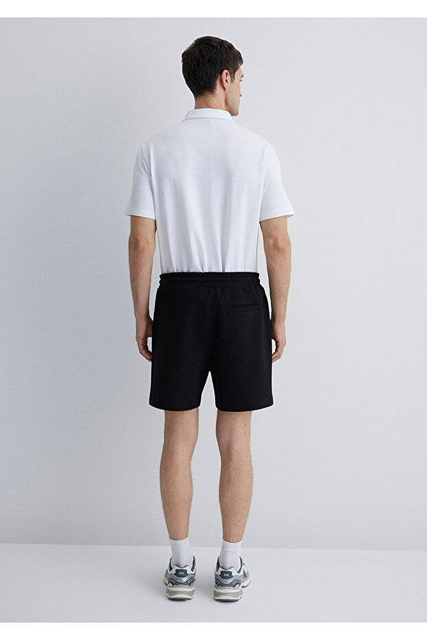 Black Siyah Basic Şort 0410258-900 - 5