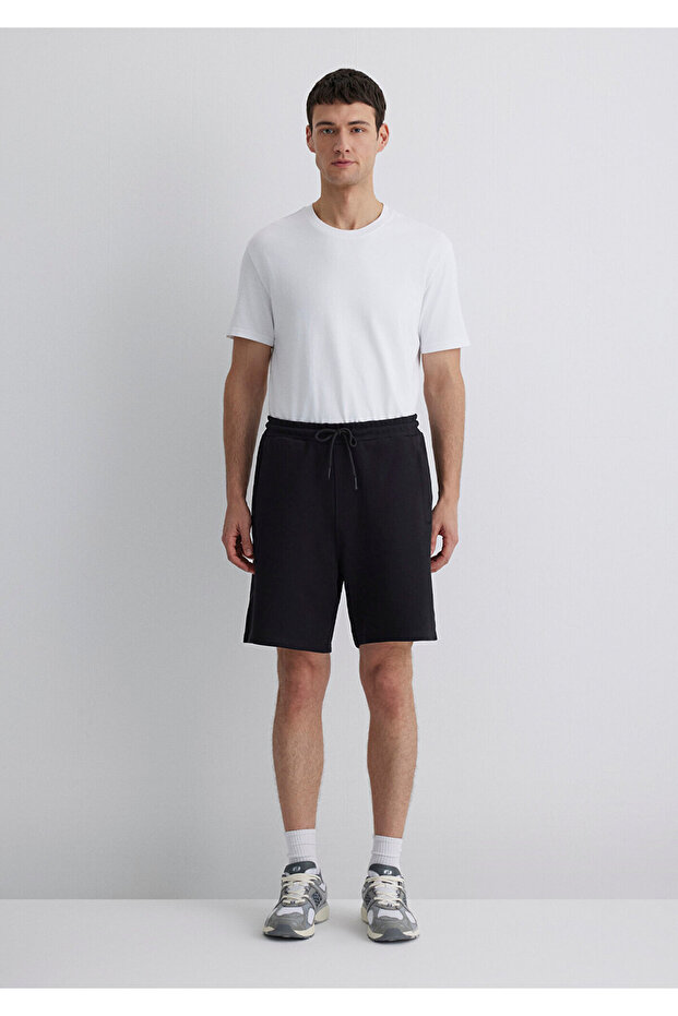 Siyah Şort 0410165-900 - 2