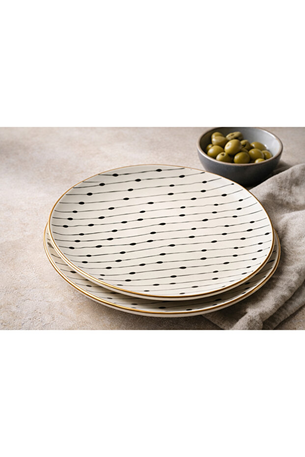 Seramik Desenli Tabak - 3