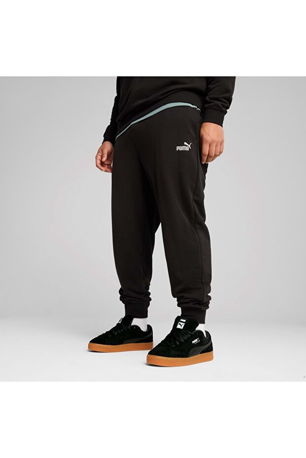 Essentials No 1 Logo Cargo Erkek Siyah Eşofman Altı - 5