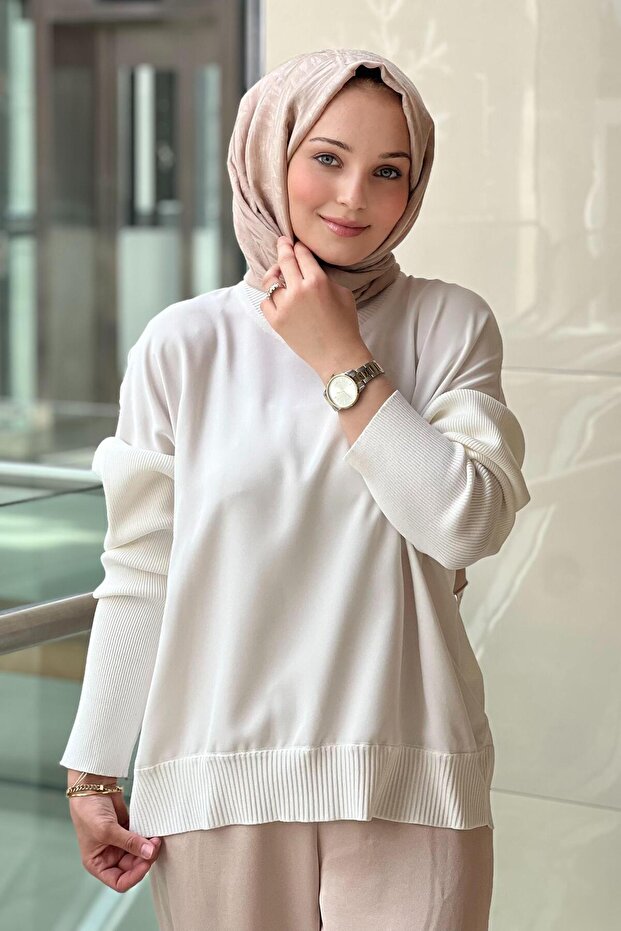 Triko Kollu Tunik - 2