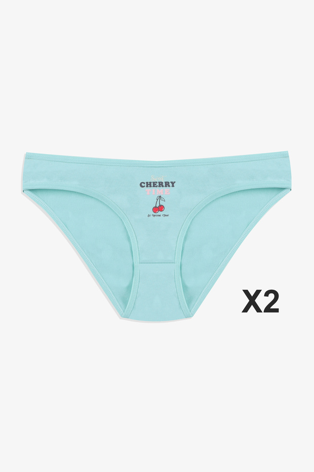 Kadın Pamuklu Basic Külot - 3