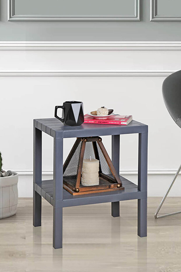 Antrasit 2'li Modüler Raf 81504 - Antrasit - 1