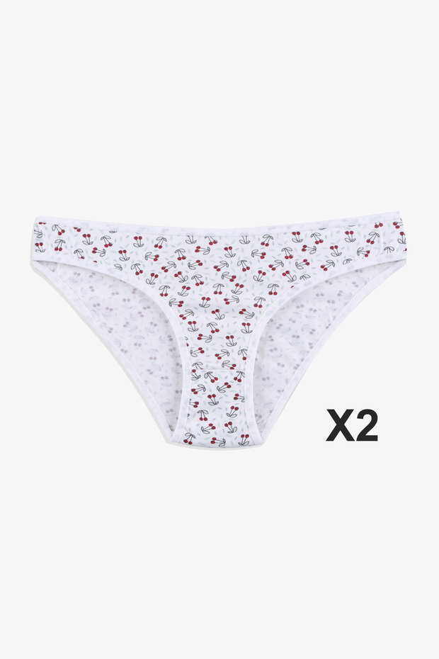 Kadın Pamuklu Basic Külot - 2