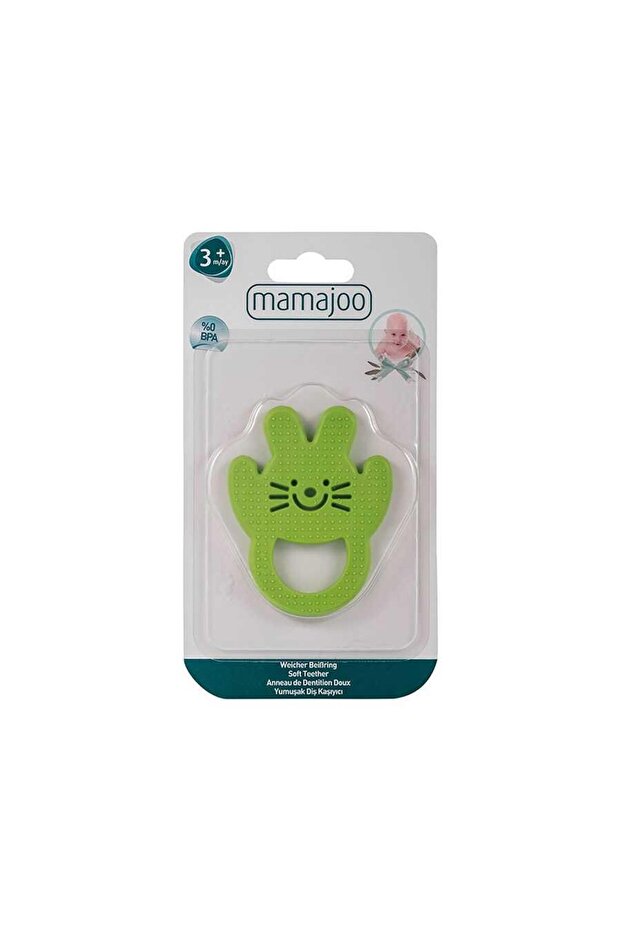 Soft Teether Green Rabbit - 2