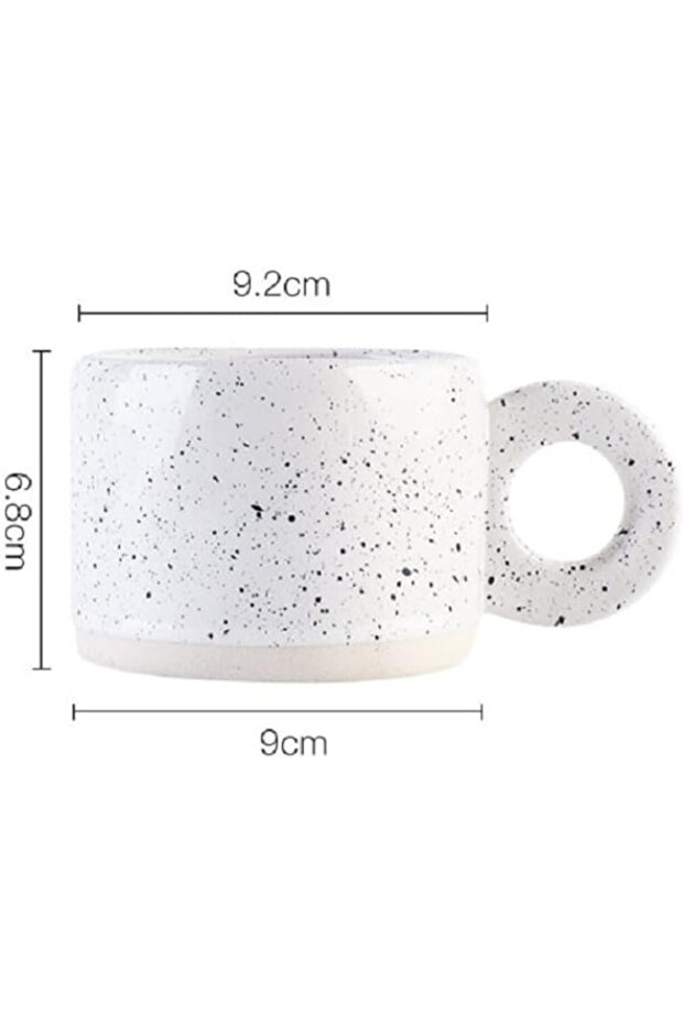 Ceramic Mug - White from Jar - 5