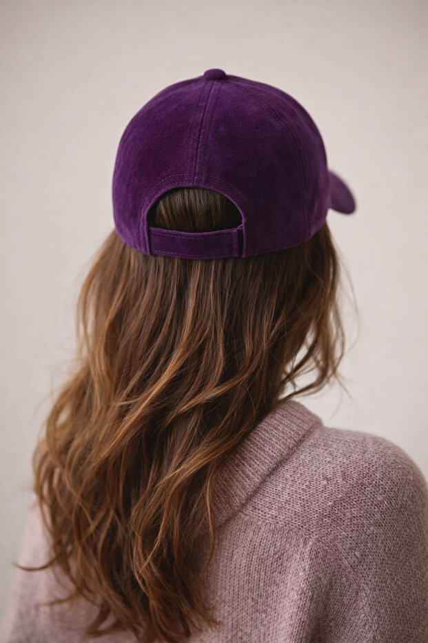 قبعة من جلد الغزال الحقيقي - 4