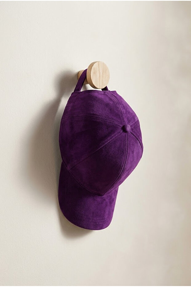 قبعة من جلد الغزال الحقيقي - 2