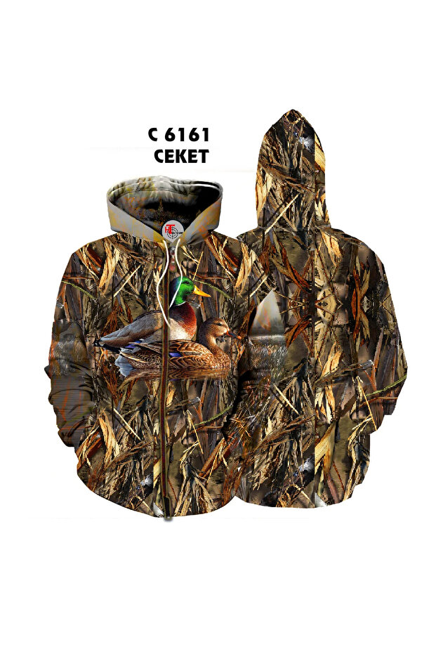 Duck Patterned Winter Jacket - 1